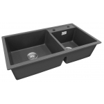 Baumatic BQSDA8245LG 廚房雙頭水槽 (淺灰色)