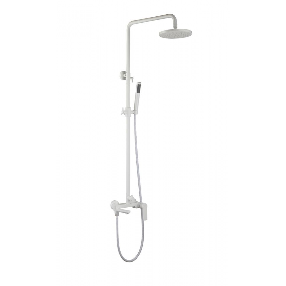 Well Bloom Italy 7012MW 700系列純白雨淋花灑套裝