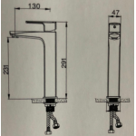 Well Bloom Italy 4003 白叻高身面盆龍頭