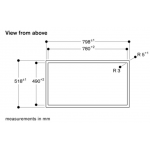 Gaggenau CX482101 80厘米 嵌入式電磁爐 - 單一大型烹飪區，TFT觸控螢幕