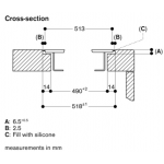 Gaggenau CX482101 80厘米 嵌入式電磁爐 - 單一大型烹飪區，TFT觸控螢幕