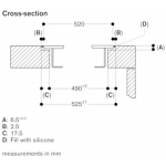 GAGGENAU CI292102 90厘米 Flex 嵌入式電磁爐 5頭