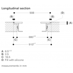 GAGGENAU CI292102 90厘米 Flex 嵌入式電磁爐 5頭