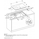 GAGGENAU CI283103 80厘米 嵌入式5頭電磁爐：Flex烹飪區與Twist-Pad控制