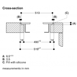GAGGENAU CI283103 80厘米 嵌入式5頭電磁爐：Flex烹飪區與Twist-Pad控制