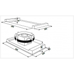 Kuppersbusch EDL9750.0E 90厘米 625m³/h 嵌入式天花式抽油煙機 - 高效吸力，靜音運行