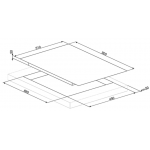 Smeg SIM693WLDR 90厘米嵌入式電磁爐 (6爐頭, 多區域)