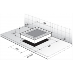 De Dietrich DTE1148X 38厘米 嵌入式燒烤平面爐