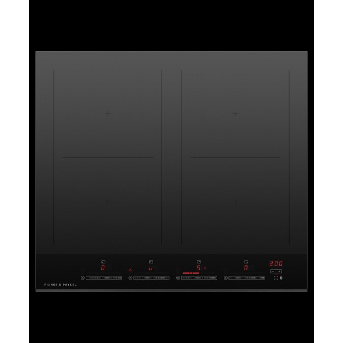 FISHER&PAYKEL 飛雪 CI604DTB4 60厘米 嵌入式四頭電磁爐 - SmartZone智能分區