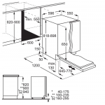 【展銷品】 Electrolux 伊萊克斯 KEAF7200L 60cm 嵌入式洗碗碟機 (AirDry自動開門)