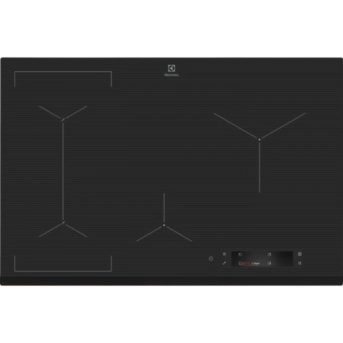 Electrolux 伊萊克斯 EIS8648 80cm 嵌入式4頭電磁爐：智能感應、精準控溫、德國製造