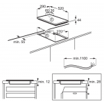 Electrolux 伊萊克斯 LIT30230C 30cm 嵌入式電磁爐 - 雙頭3.4kW火力，歐洲製造