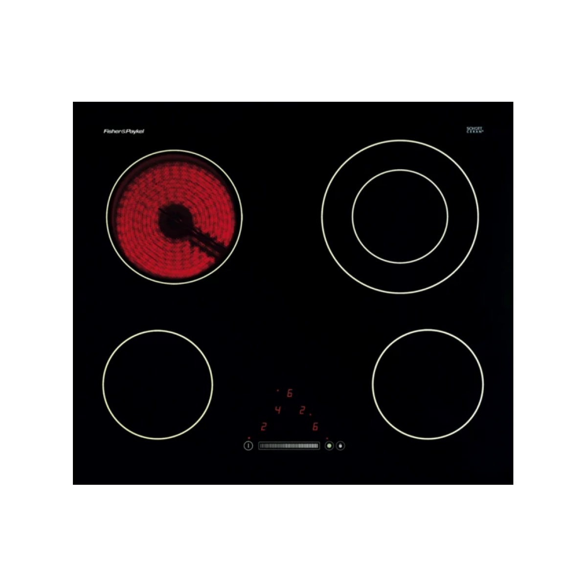 Fisher & Paykel 飛雪 CE604DTB1 60厘米 嵌入式4頭電陶爐