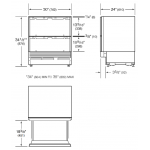 Sub-Zero ICBID-30R: 108L 嵌入式抽屜雪櫃 - 靈活設計與精準保鮮