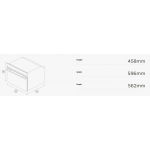 Fisher & Paykel 飛雪 OS60NDB1 45cm 嵌入式蒸焗爐 - 蒸氣烹調，9大模式