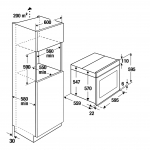 Kuppersbusch BP6350.0S1 60厘米 70公升 嵌入式電焗爐 (熱解自潔)