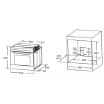 FUJIOH 富士皇 FV-EL61 70公升 嵌入式焗爐 (8種模式，3000W)
