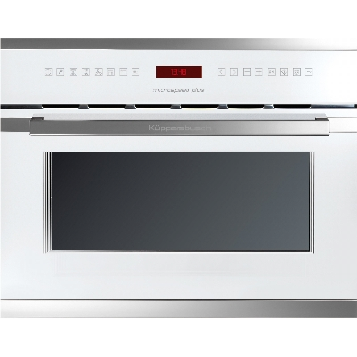 Kuppersbusch EMWK6550.0W3 35公升 嵌入式微波焗爐 (電鍍銀) - 多功能合一，智能烹飪