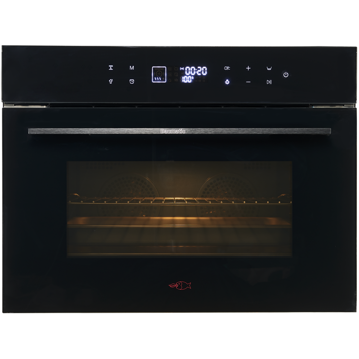 【展銷品】 Baumatic BCS496BGL 56公升 嵌入式蒸焗爐 (雙風扇 + 上下獨立溫控)