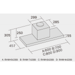 German Pool 德國寶 RHM-9428S 90厘米煙囪式抽油煙機 (1000m³/hr)