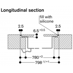 Gaggenau CV282101 200系列80厘米嵌入式感應電磁爐連排油煙機