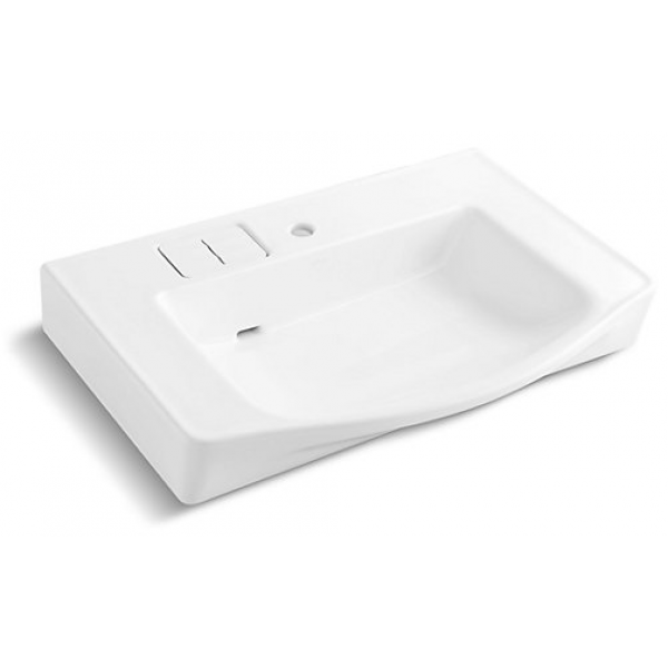 Kohler K-22779T-1-0 Family Care 31吋一體化洗手盆