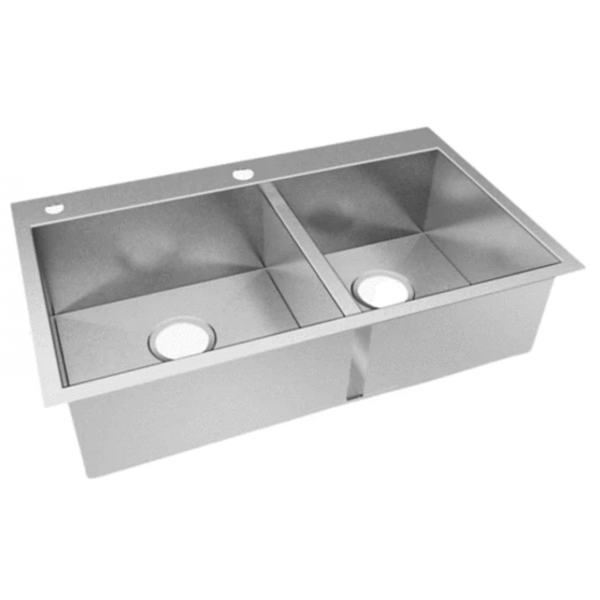 Kohler K-3581T-2FD-NA Vault 31吋不銹鋼下崁式廚房雙鋅盆