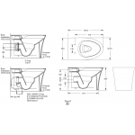Kohler K-21297K-S-0 VEIL 座廁（配緩降廁板）