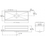 Kohler K-23652-NA Prolific 44吋不銹鋼下崁式廚房鋅盆