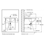 Rigel LU4083 檯下洗手盆 - 高光表面、易於清潔