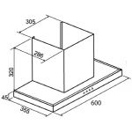 Kuzzo 德信 NEU726IS 60厘米煙囪式抽油煙機 - 高效GSK電機、不銹鋼