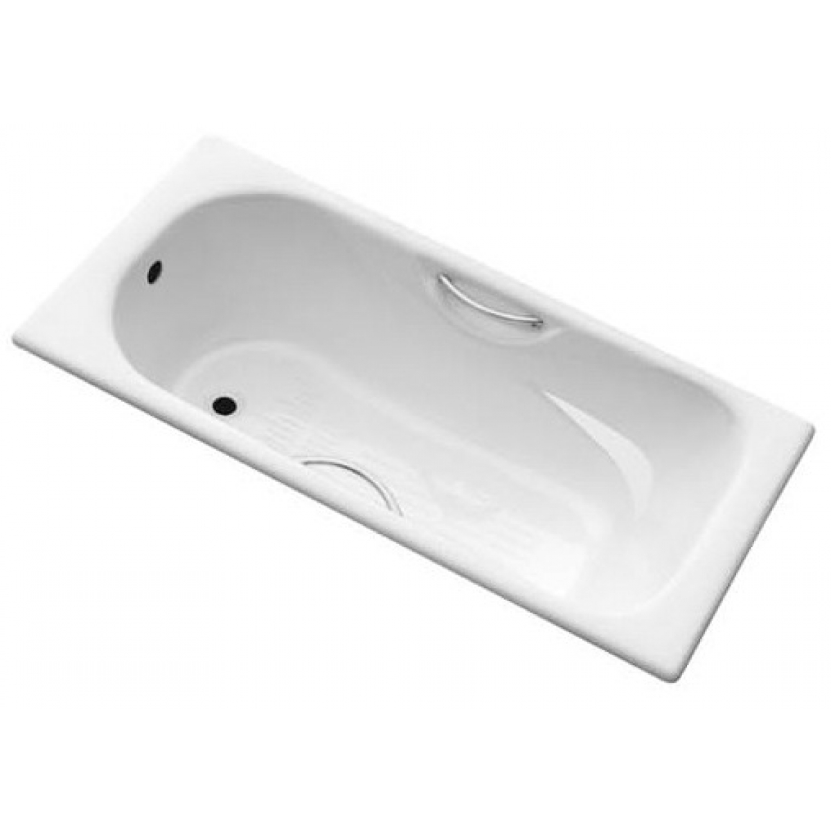 Bellini Italy ZYA914 鑄鐵浴缸 - 1400x750mm、防滑、有扶手