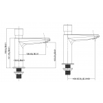 Bellini KK-88 時間龍頭 - 單冷水、自動停水