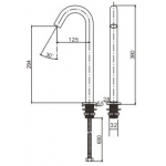 Bellini Italy BL-GL-4448 單冷水高身感應龍頭 - 乾電/濕電兩用