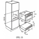 Teka 德格 CPEL15 14厘米 嵌入式暖碗碟櫃