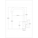Well Bloom Italy 7006MG 700系列拉絲金冷熱水昇盆龍頭