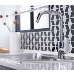 Kohler K-21369T-4-BL TAUT 高身面盆龍頭 - 霧面黑，陶瓷閥芯，獨特質感