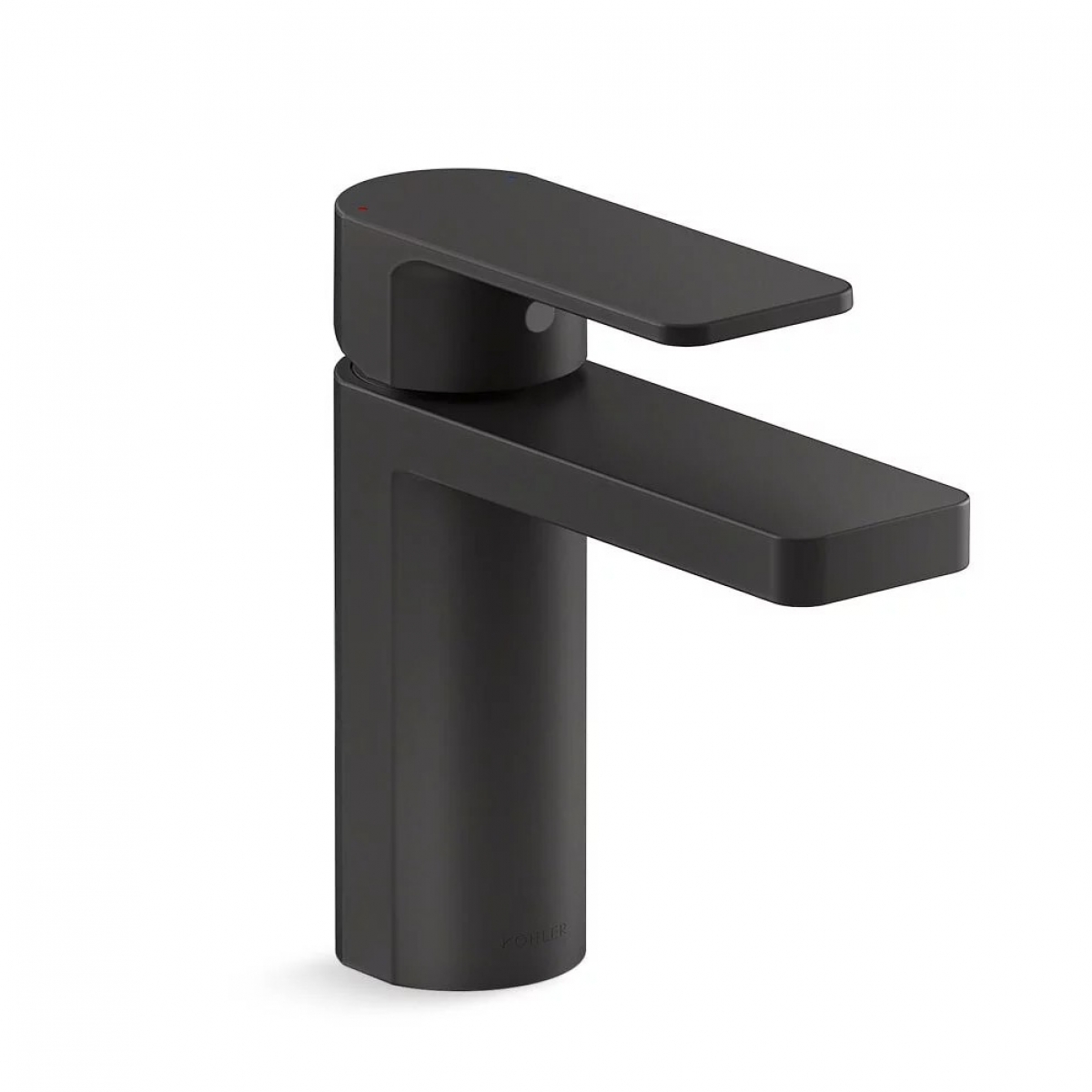 Kohler K-23472T-4-BL Parallel™ 單槍面盆龍頭 (霧面黑) - 30mm高性能閥芯，節省檯下空間