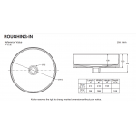 Kohler K-90012T-HB1 MICA 圓型台上式浴室面盆 (霧黑) - 極簡超薄設計，易於清潔