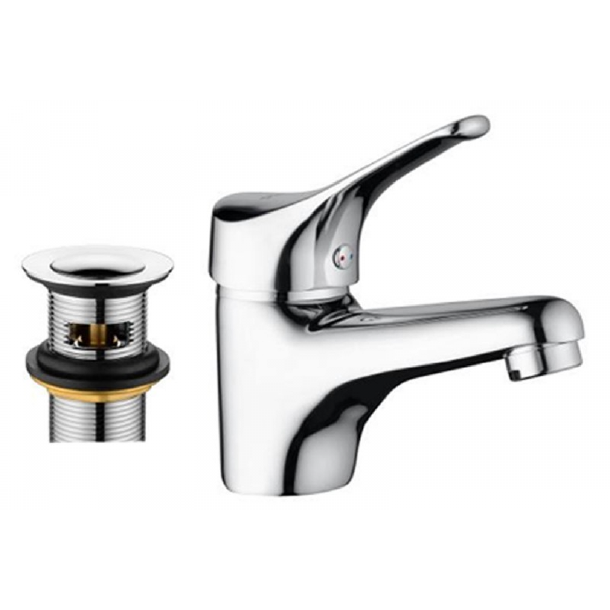 Richford RF811 洗手盆龍頭 - 全銅主體，西班牙閥芯，附節水裝置