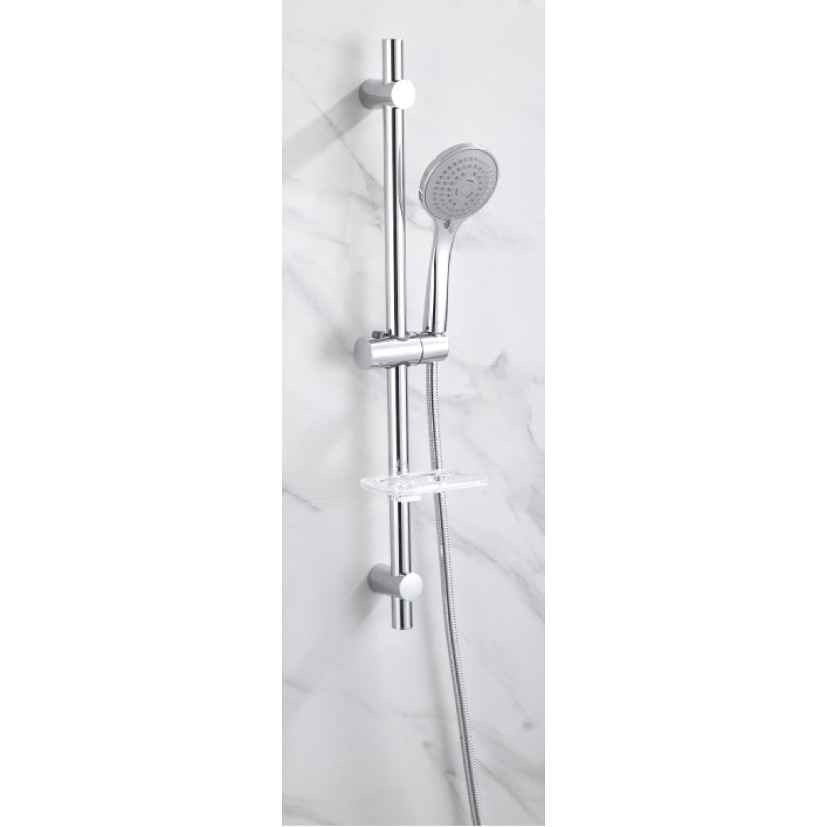 Richford RH108 3速花灑套裝 - 可調節升降架，不銹鋼軟管