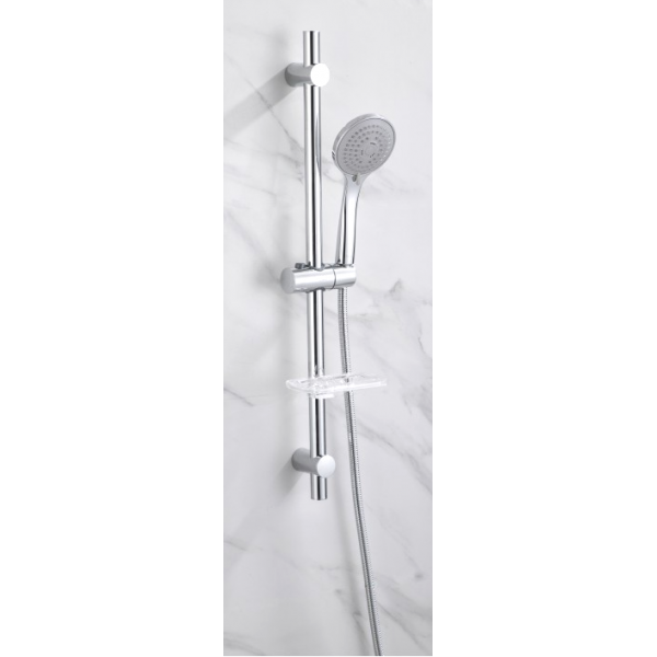 Richford RH108 3速花灑套裝 - 可調節升降架，不銹鋼軟管