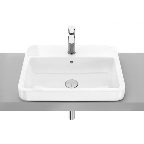 Roca A32747V00C Gap 半嵌入式洗手盆 - 550x410x165mm，長方形，中國製造