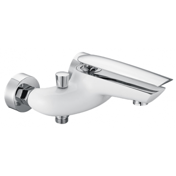 Richford RF76400-4 浴缸水龍頭 (亮光白) - 全銅主體，5年保用西班牙閥芯