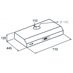 德信 KUZZO KX-TURBO-700 71cm 電熱除油 斜面式抽油煙機