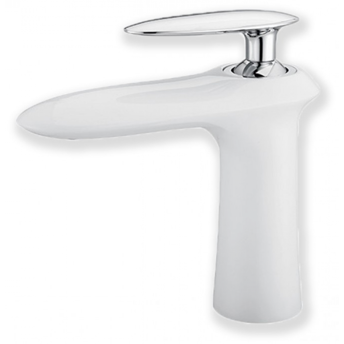 Richford RF75110-4 洗手盆水龍頭 (亮光白) - 銅主體，5年保用西班牙閥芯