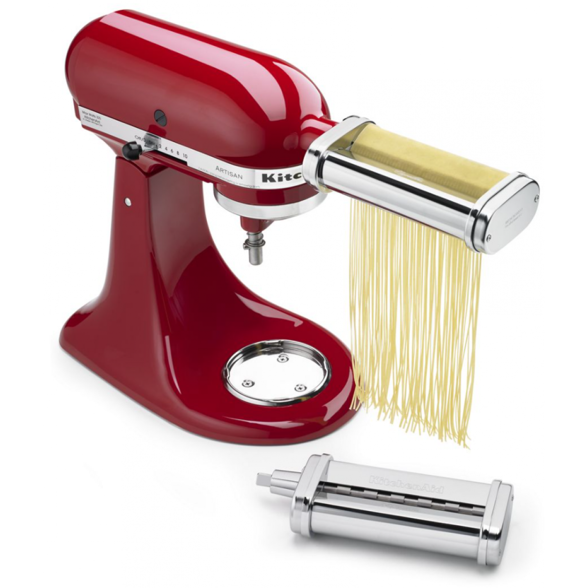 KitchenAid KSMPCA 壓麵器配件 - 適用於KitchenAid Stand Mixer，附兩種麵條刀