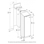 Gaggenau RC492304 567公升嵌入式單門雪櫃：A++級能效，無霜技術，TFT觸控顯示