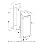 Gaggenau RF461304 328公升 嵌入式單門雪櫃 - 製冰機，無霜技術
