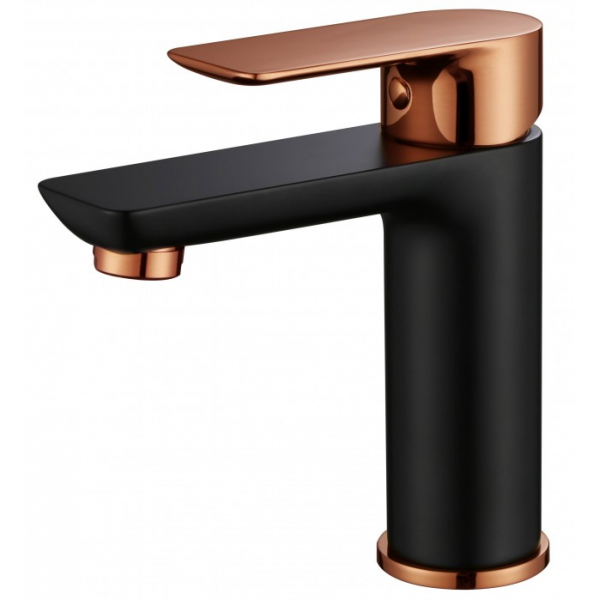 Richford RF73011BRG 洗手盆水龍頭 (黑色+玫瑰金色)